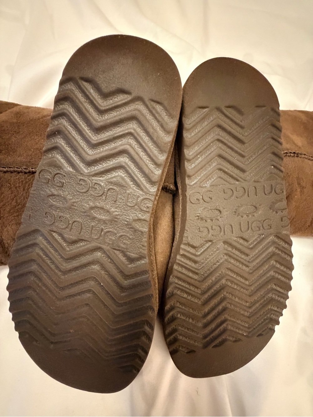 UGG Tall Brown Suede Winter Boots - Picture 5 of 7
